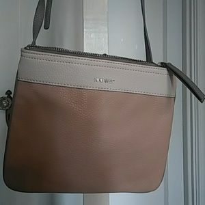 Pastel colored 9 West shoulder bag convertible to